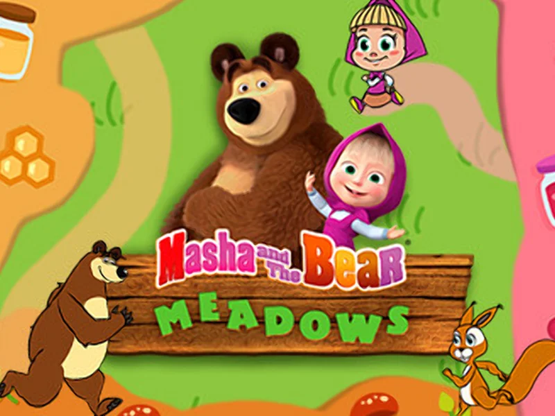 Play masha-and-the-bear-meadows - Free Online Game
