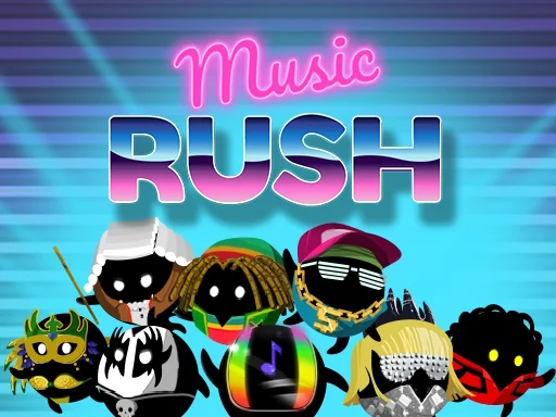 Play music-rush - Free Online Game