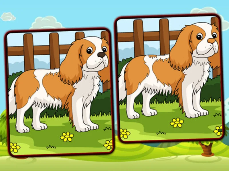 Play dogs-spot-the-differences - Free Online Game