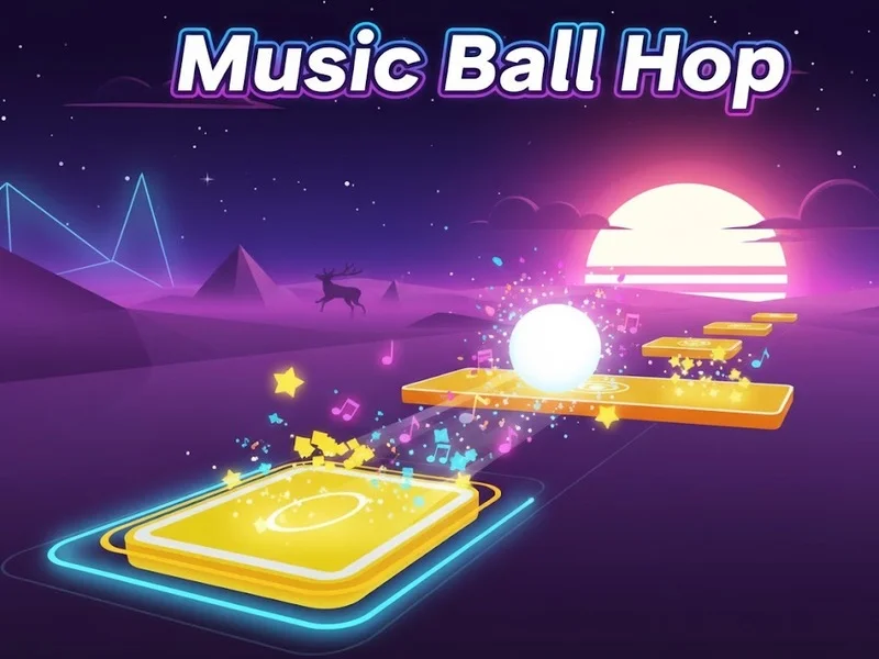 Play Music Ball Hop - Free Online Game