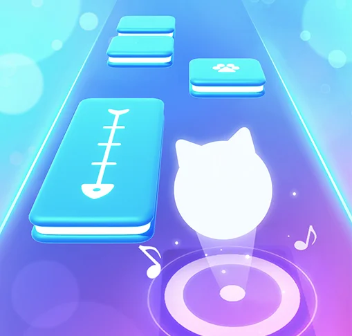 Play Music Cat! Piano Tiles Game 3D - Free Online Browser Game
