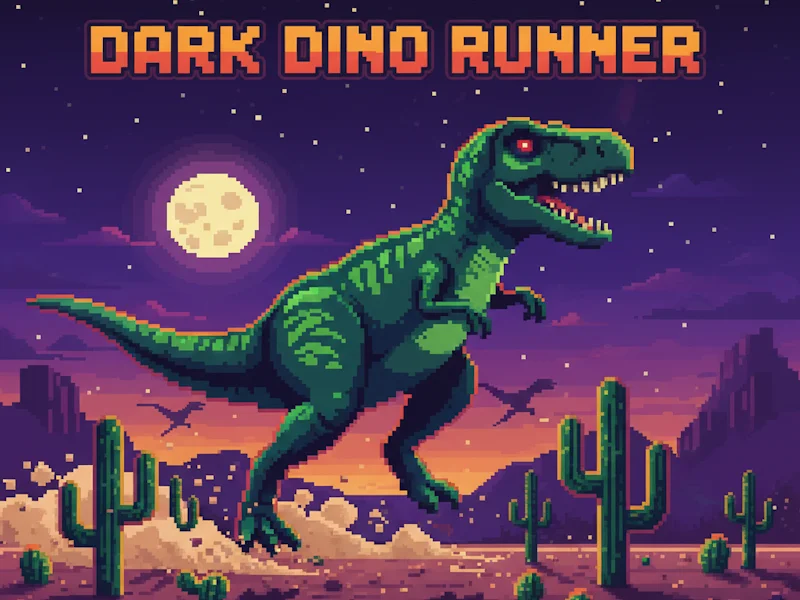 Dark Dino Runner - Play Free Game