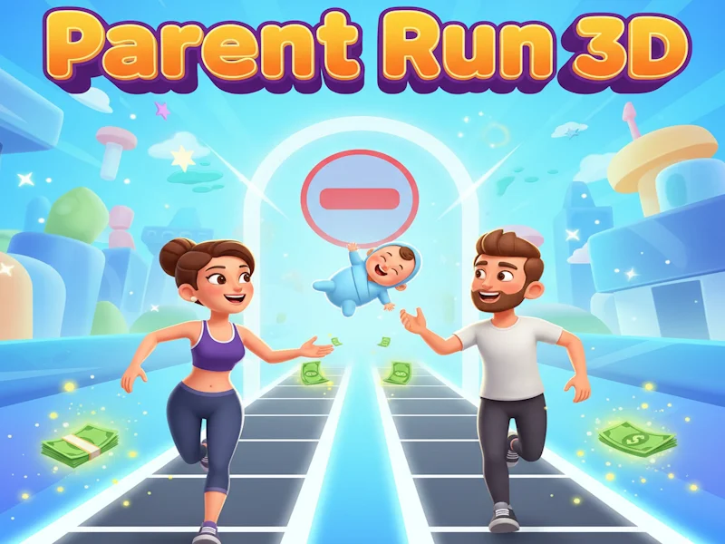 Play Parent Run 3D - Free Online Game