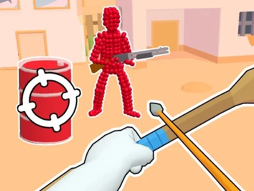 Play Stickman Archer: Shooting Arrows at Reds - Free Online Game