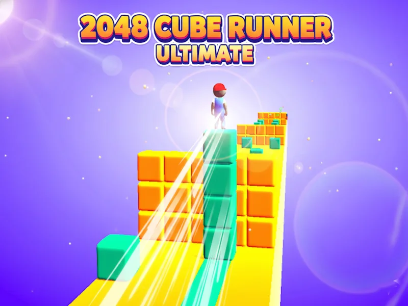 Play 2048 Cube Runner ultimate - Free Online Browser Game