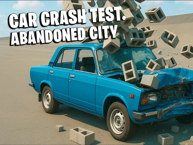 Car Crash Test Abandoned City - Play Free Game
