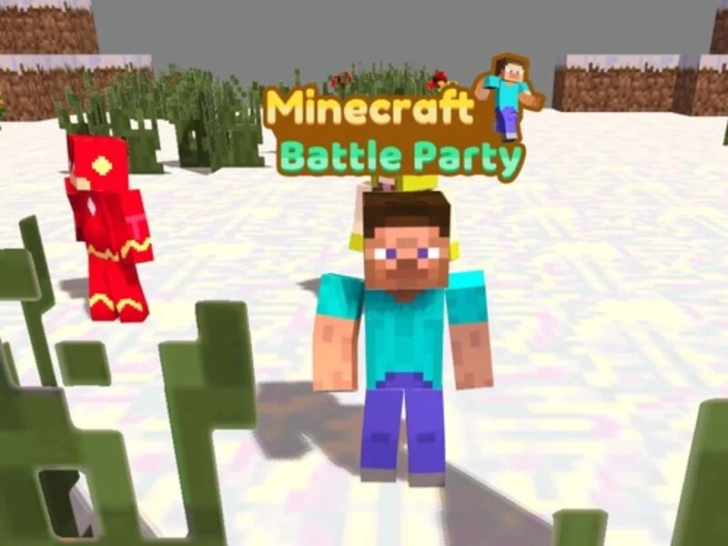 Play minecraft-battle-party - Free Online Game