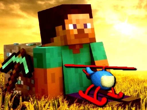 Play Minecraft Helicopter Adventure - Free Online Game