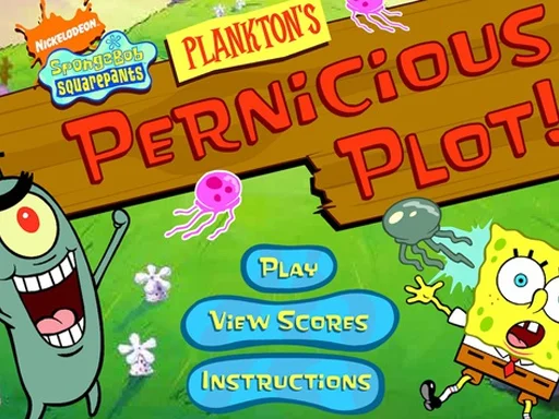 Play Plankton's Pernicious Plot - Free Online Game