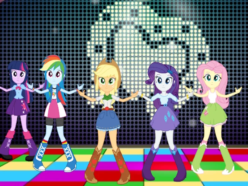 Play my-little-pony-equestria-girls-fall-formal-danceoff - Free Online Game