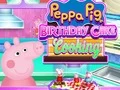Peppa Pig Birthday Cake Cooking - Play Free Game