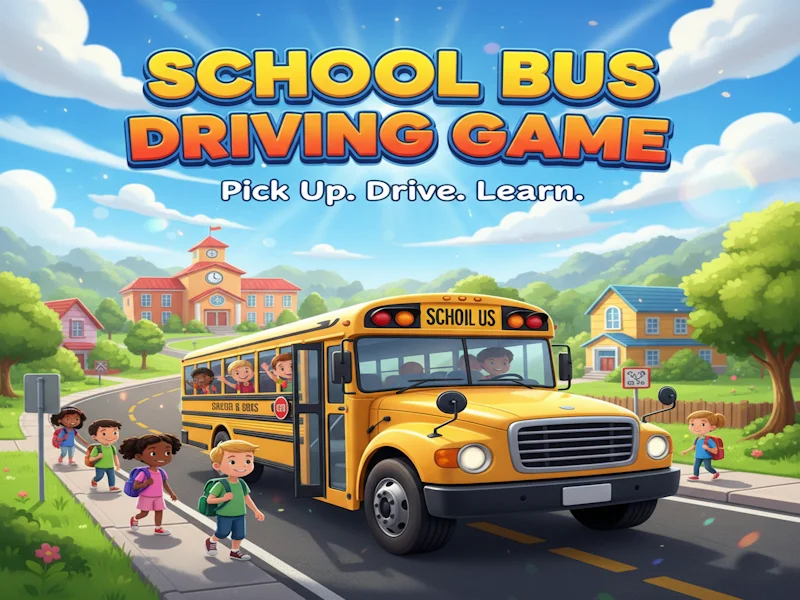 Play School Bus Driving Game - Free Online Game