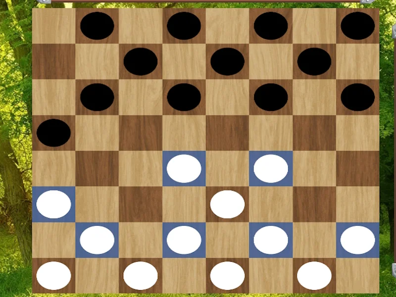 Play classic-checkers-forest - Free Online Game