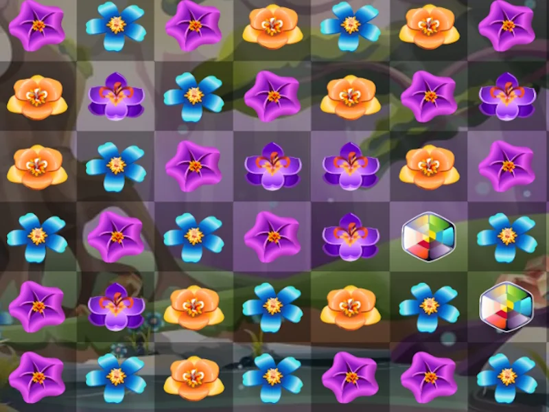 Play flower-match-3 - Free Online Game