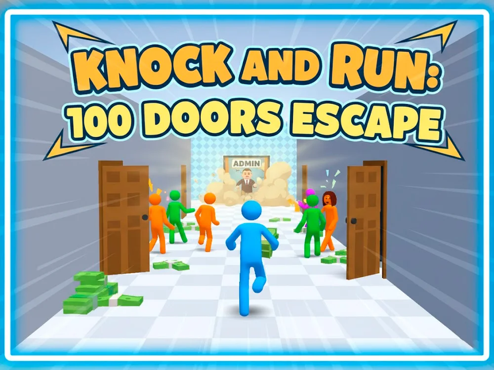 Play knock-and-run-100-doors-escape - Free Online Game