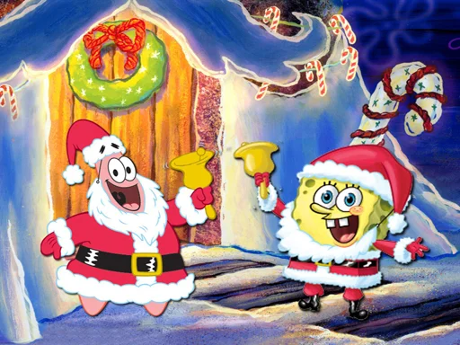 SpongeBob Christmas Jigsaw Puzzle - Play Free Game