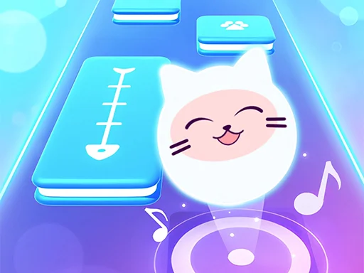 Play music-cat-piano-tiles-game-3d - Free Online Game
