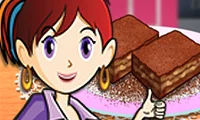 Sara`s Cooking Class Caramel Nut Brownie - Play Free Game