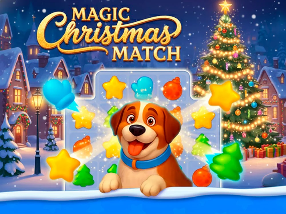 Play Magic Christmas Tree Match-3 - Free Online Game