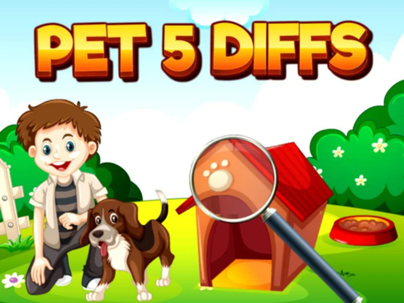 Pet 5 Differences - Play Free Game
