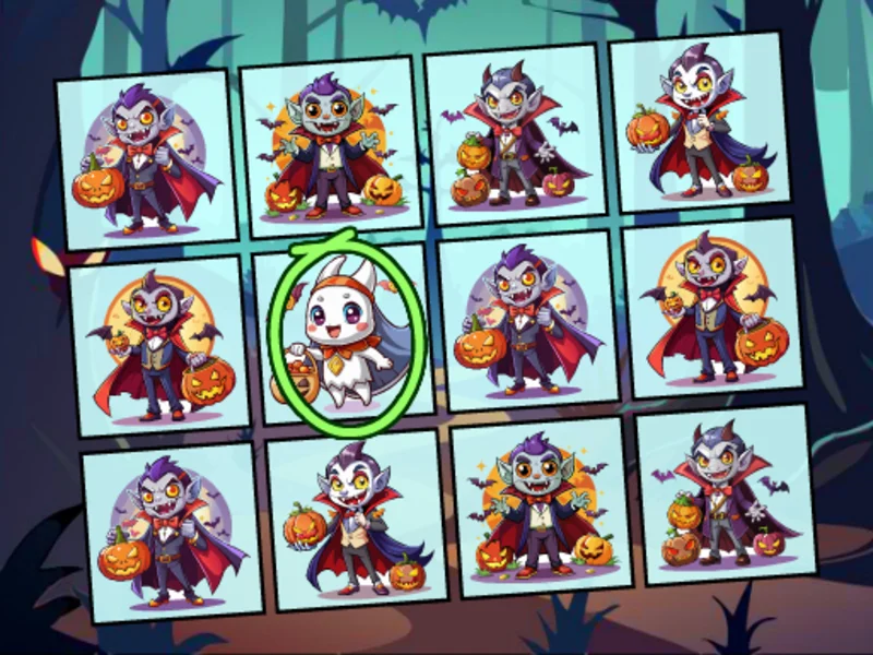 Play spot-the-unique-halloween - Free Online Game