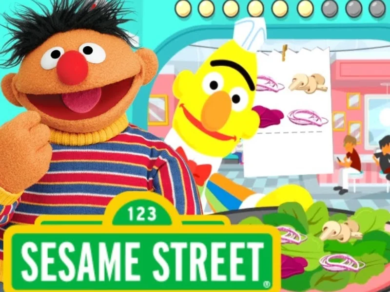 Play 123 Sesame Street: Super Salad Diner - Free Online Game