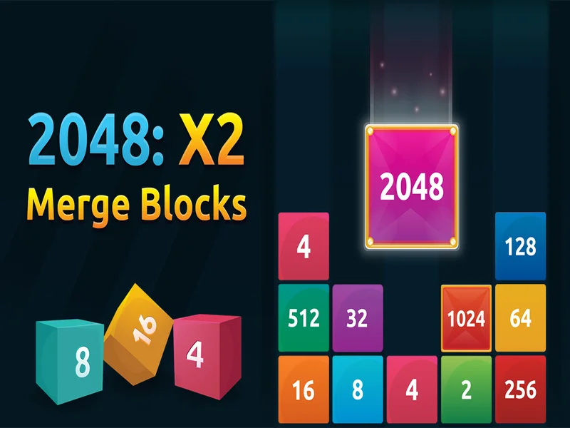 2048 X2 Merge Blocks - Play Free Game