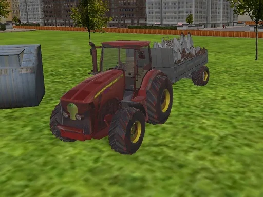 3D city tractor garbage sim - Play Free Game