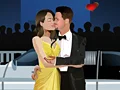 Angelina and Brad Kissing - Play Free Game