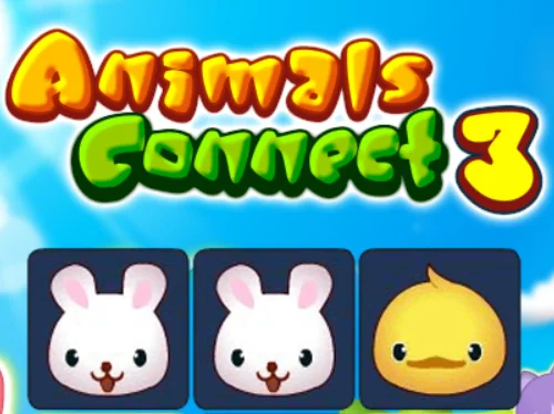 Play Animals connect 3 - Free Online Game