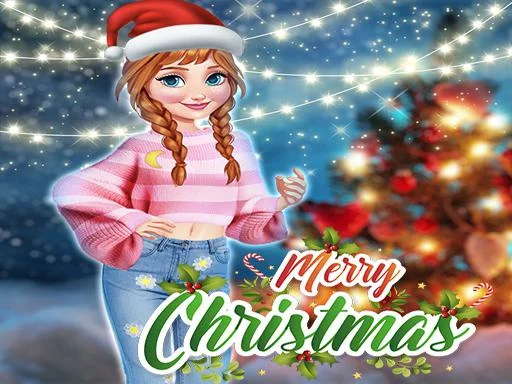 Play Anna Frozen Christmas Sweater Design - Free Online Game