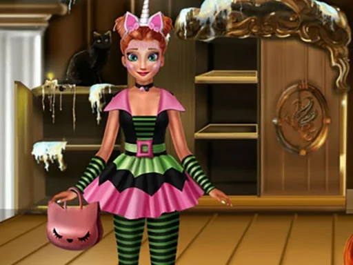 Play annie-halloween-party - Free Online Game