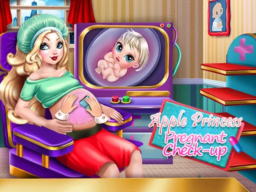 Play Apple Princess Pregnant Check Up - Free Online Game