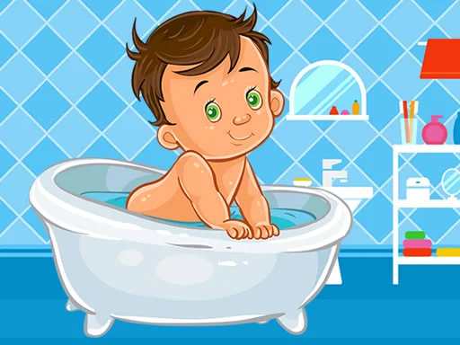 Play Baby Bath Jigsaw - Free Online Game