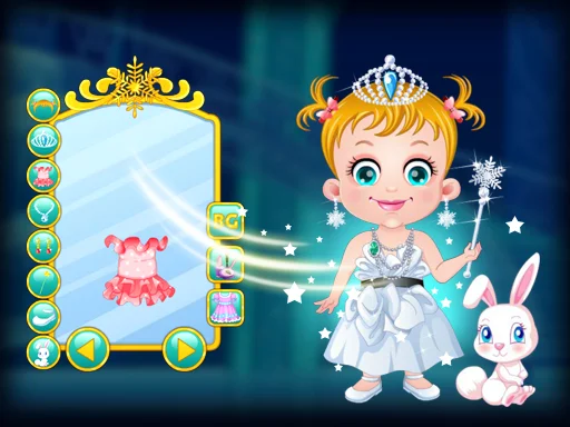 Play Baby Hazel Ice Princess Dressup - Free Online Game