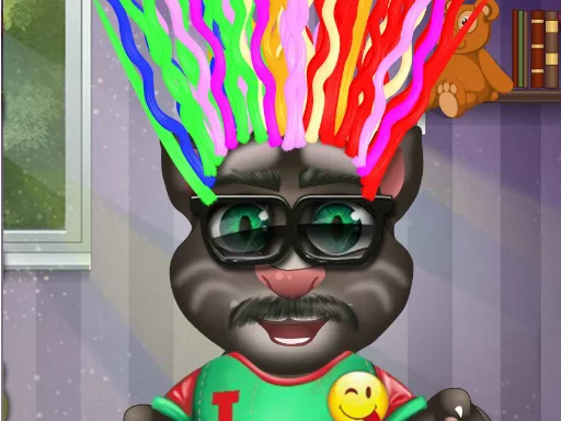Play baby-talking-tom-hair-salon - Free Online Game