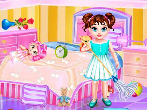 Play Baby Taylor Messy Home Clean Up - Free Online Game