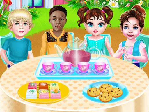 Play baby-taylor-tea-party-day - Free Online Game