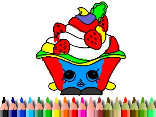 Back To School: Cake Coloring Book - Play Free Game