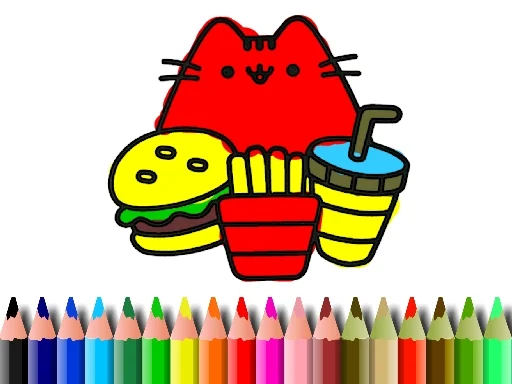 Back To School: Cute Cats Coloring - Play Free Game