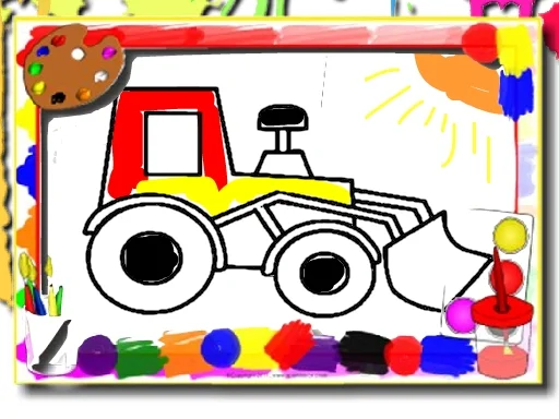 Back to School: Kids Car Coloring - Play Free Game