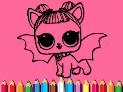 Play back-to-school-lol-coloring-book - Free Online Game