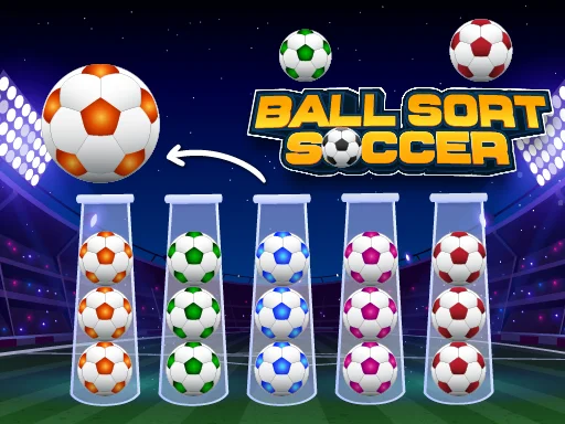 Play ball-sort-soccer - Free Online Game