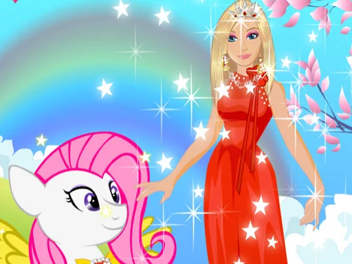 Play Barbie and Pony Dressup - Free Online Game