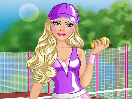 Play barbie-tennis-dress - Free Online Game