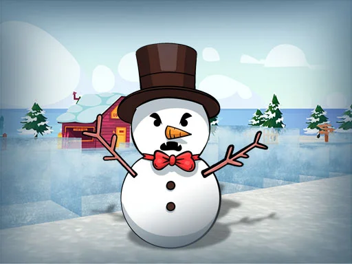 Play beat-the-snowmen - Free Online Game