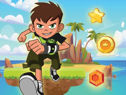 Play Ben 10 Island Run - Free Online Game