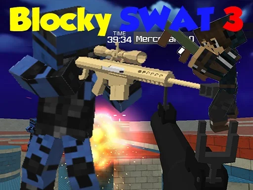 Blocky Combat Swat 3 - Play Free Game