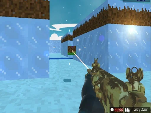 Play blocky-swat-shooting-iceworld-multiplayer - Free Online Game