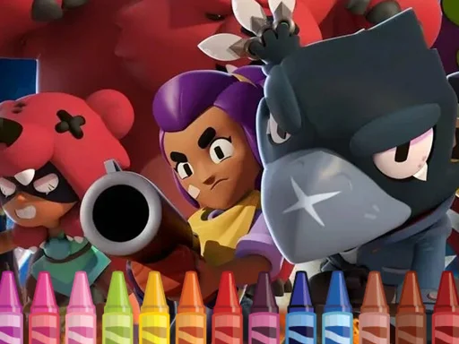 Play brawl-stars-coloring-book - Free Online Game